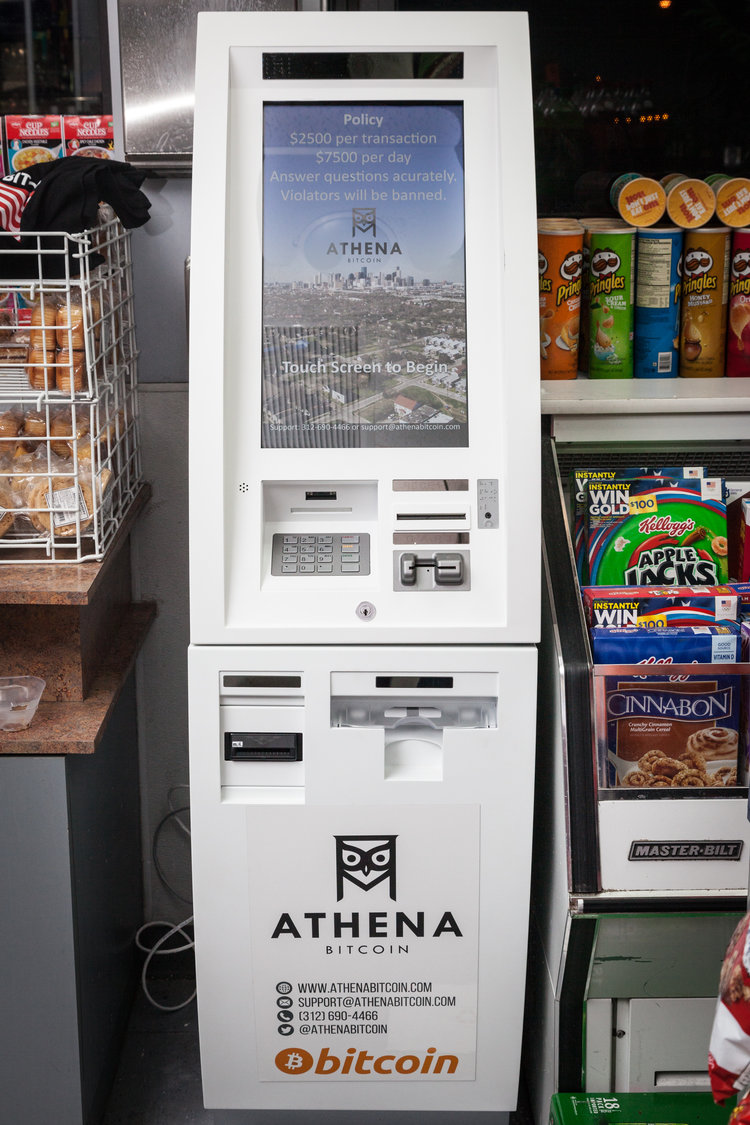 athena bitcoin atm fees